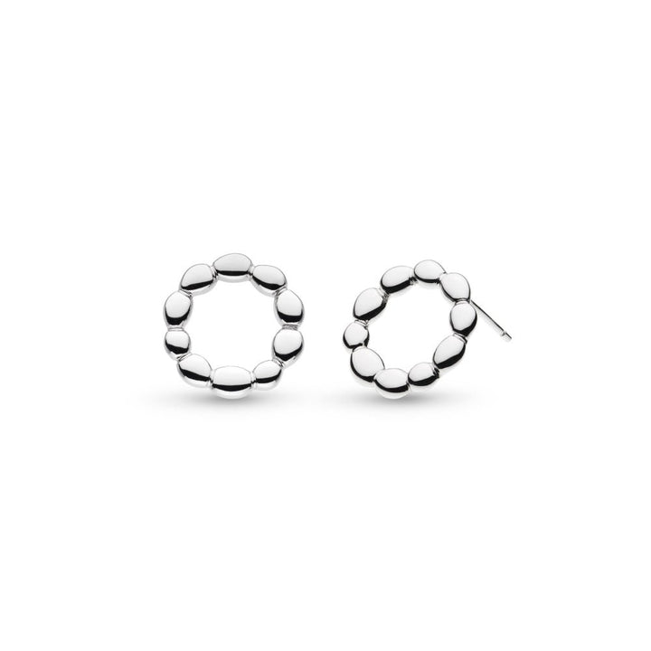 Kit Heath Silver Coast Pebble Ridge Circular Stud Earrings - MococoKit Heath40172RP5038159167706Earrings