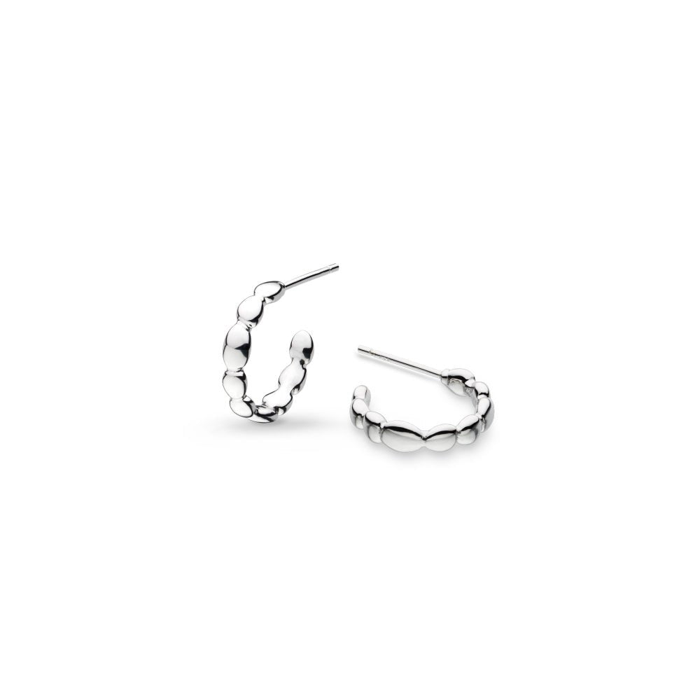 Kit Heath Silver Coast Pebble Ridge Semi Hoop Earrings - MococoKit Heath60171RP5038159167720Earrings