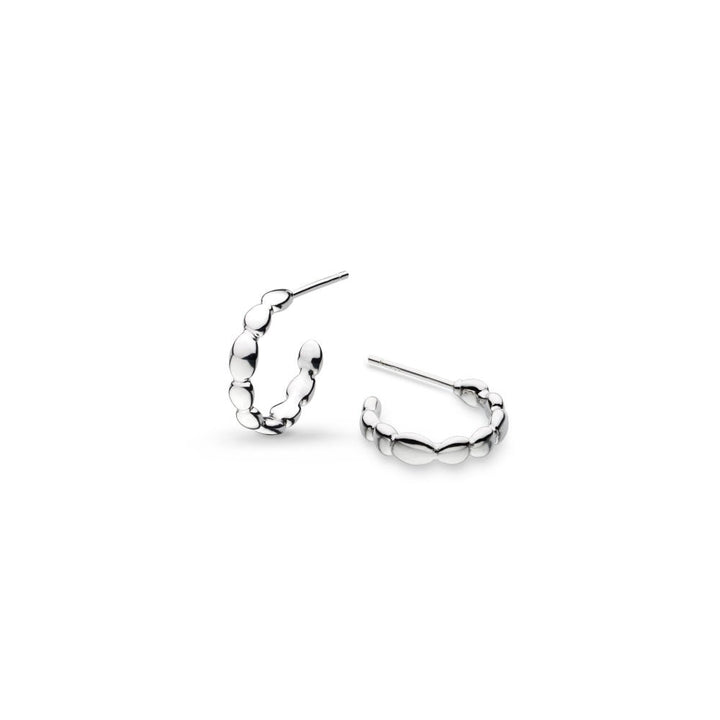 Kit Heath Silver Coast Pebble Ridge Semi Hoop Earrings - MococoKit Heath60171RP5038159167720Earrings