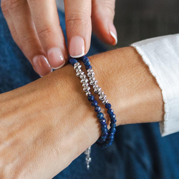 Kit Heath Silver Coast Tumble Azure Beaded Bracelet - MococoKit Heath70176LP5038159167485Bracelets
