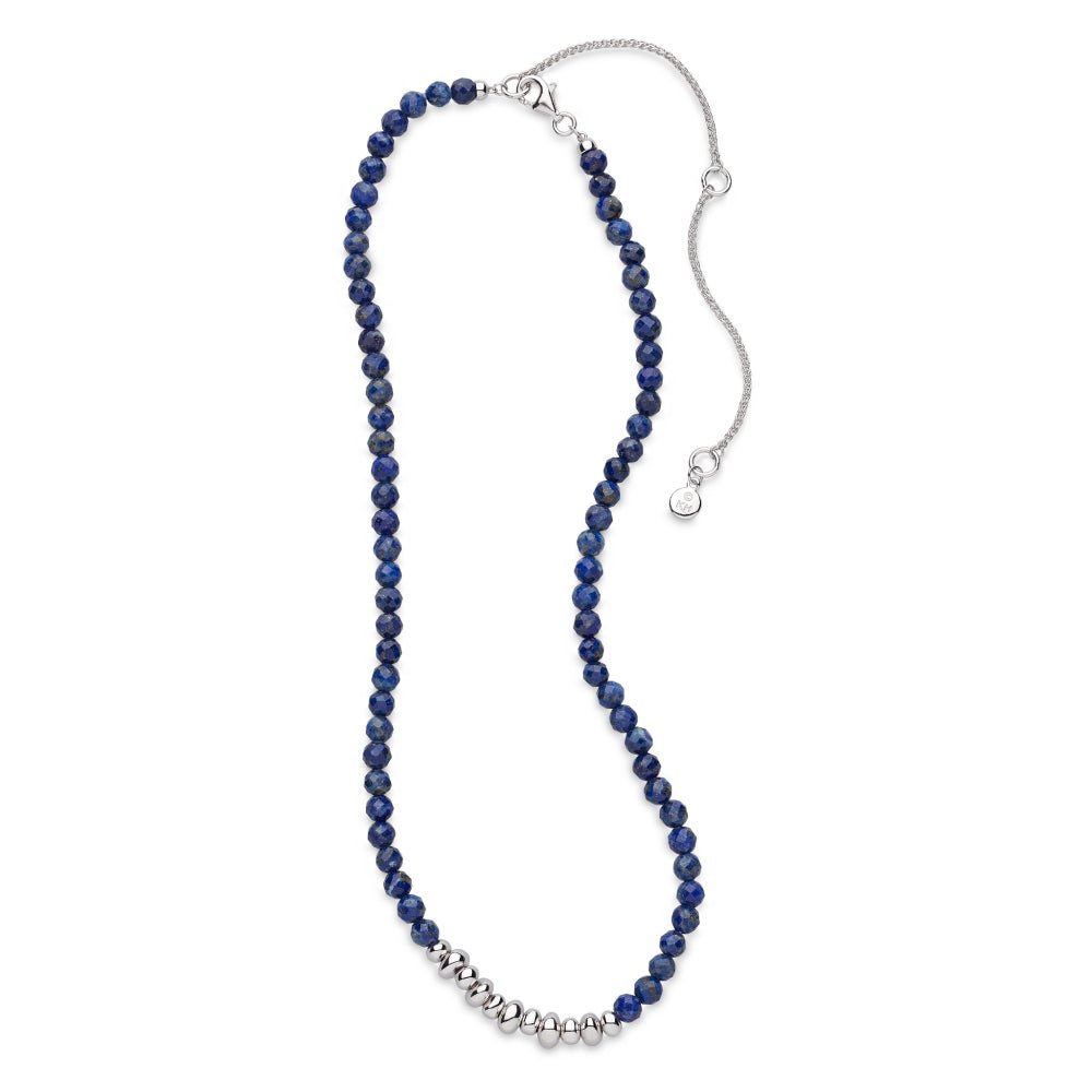 Kit Heath Silver Coast Tumble Azure Beaded Necklace - MococoKit Heath90176LP5038159167546Necklaces