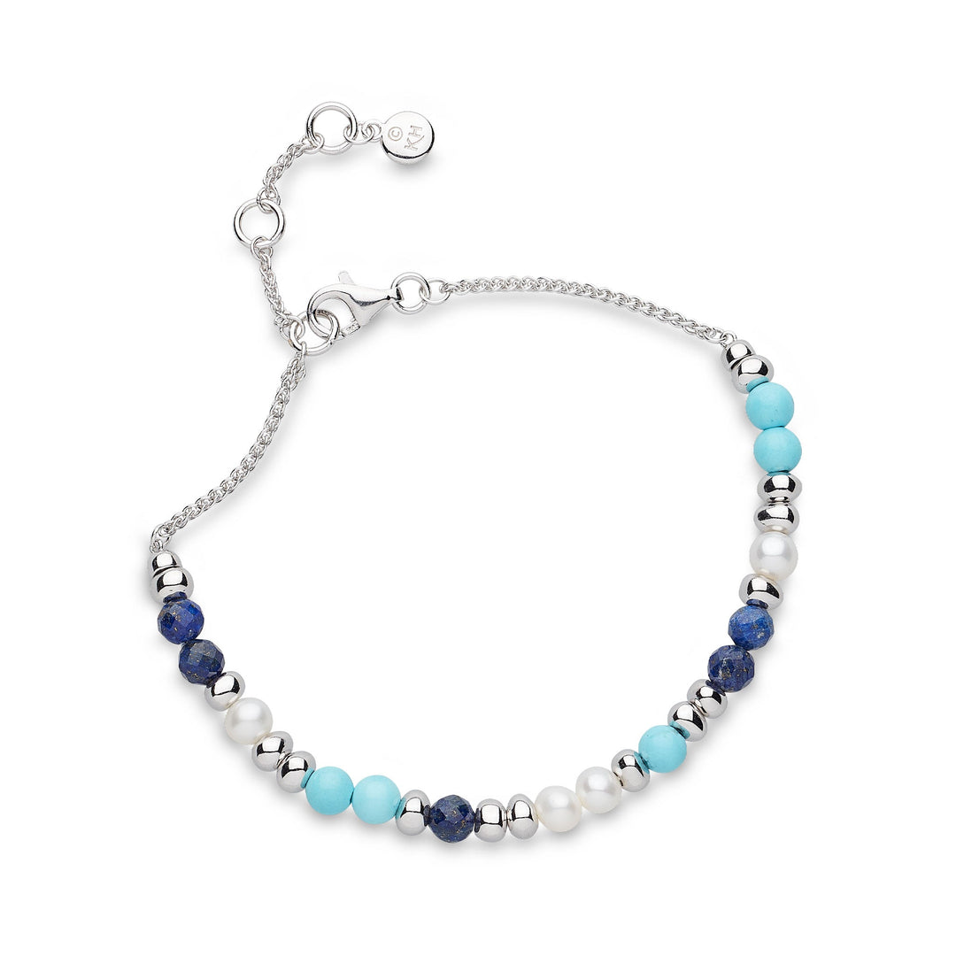 Kit Heath Silver Coast Tumble Azure Gemstone Beaded Bracelet - MococoKit Heath70177LMGP5038159167492Bracelets