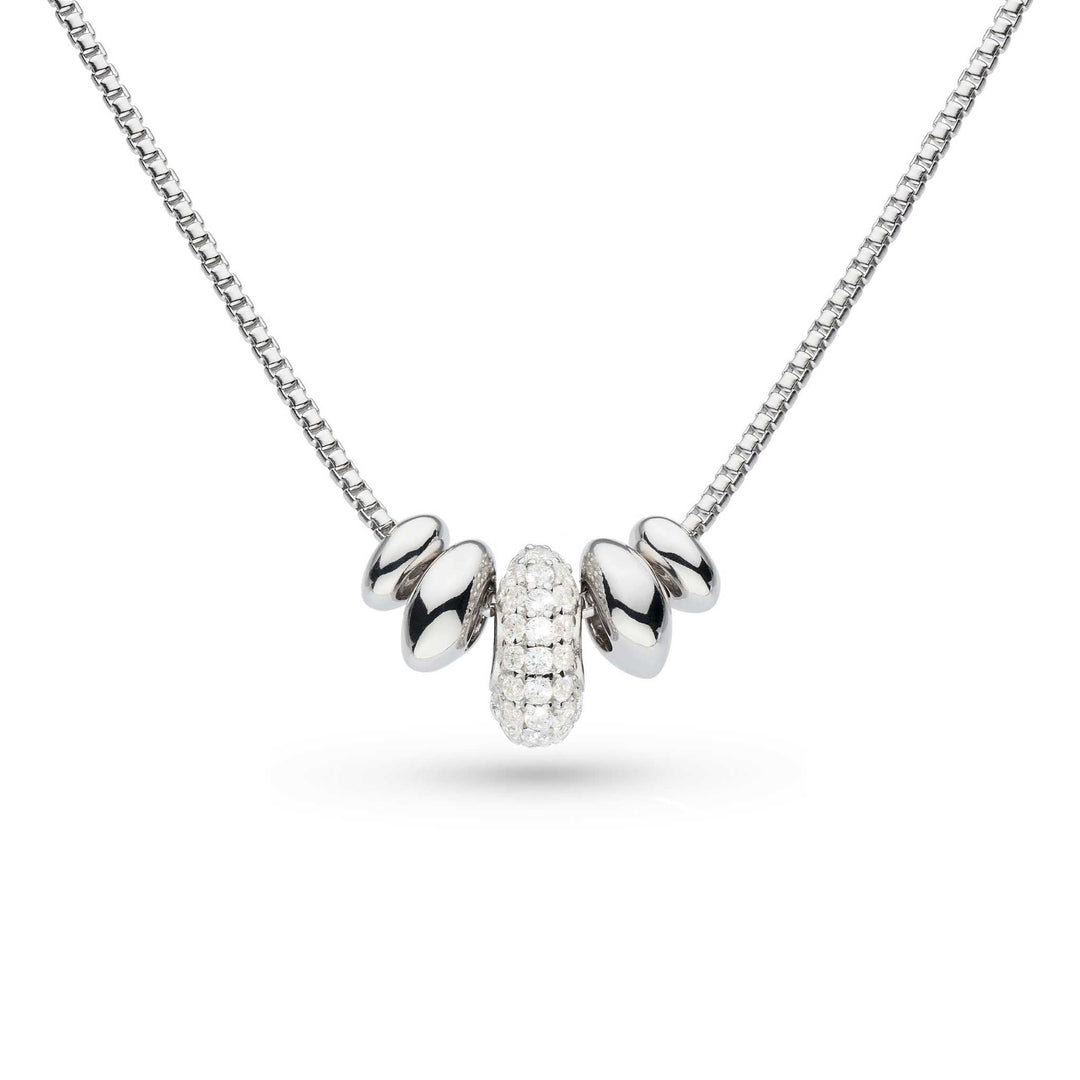 Kit Heath Silver Coast Tumble Glisten Pave Necklace - MococoKit Heath90161CZ5038159160363Necklaces