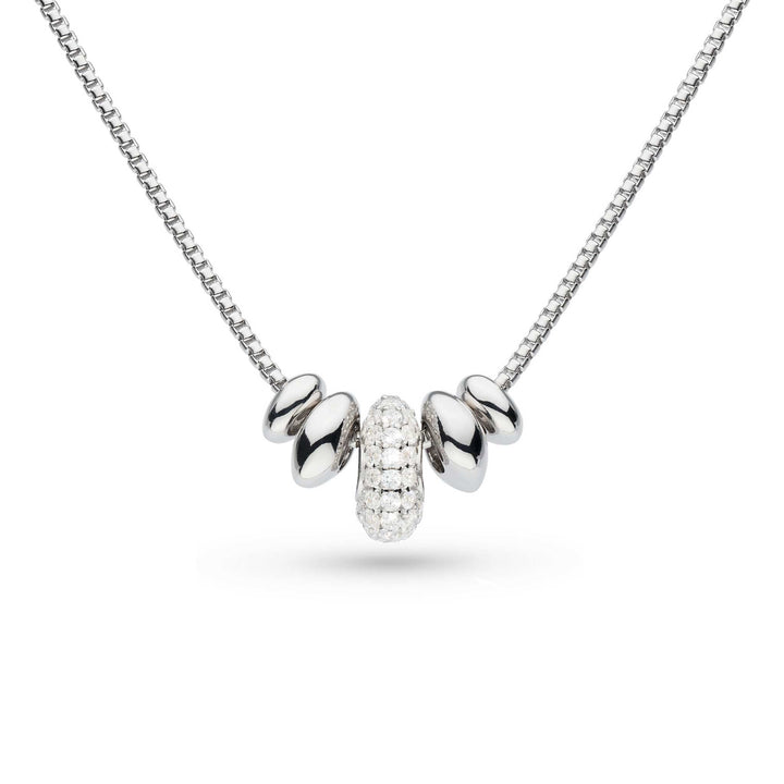 Kit Heath Silver Coast Tumble Glisten Pave Necklace - MococoKit Heath90161CZ5038159160363Necklaces