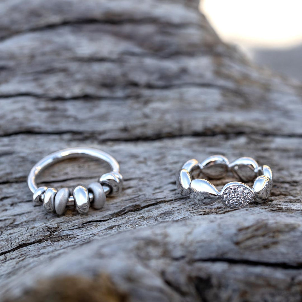 Kit Heath Silver Coast Tumble Sand Ring - MococoKit Heath20195SRP/M5038159158858Rings