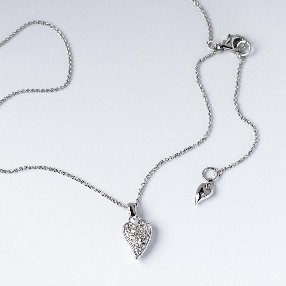 Kit Heath Silver Desire Cherish Precious Small Heart Necklace - MococoKit Heath90505WT5038159159244Necklaces