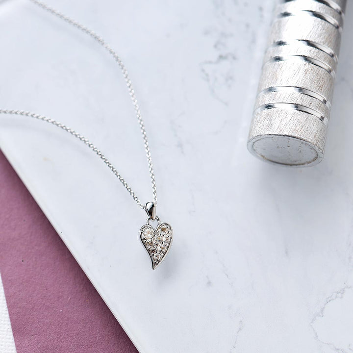 Kit Heath Silver Desire Cherish Precious Small Heart Necklace - MococoKit Heath90505WT5038159159244Necklaces