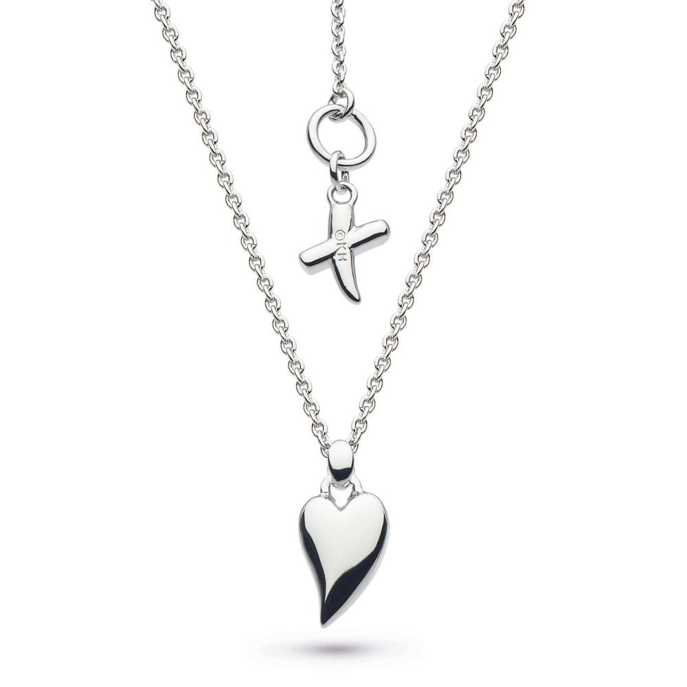 Kit Heath Silver Desire Kiss Mini Heart Necklace - MococoKit Heath90BJ5038159154614Necklaces