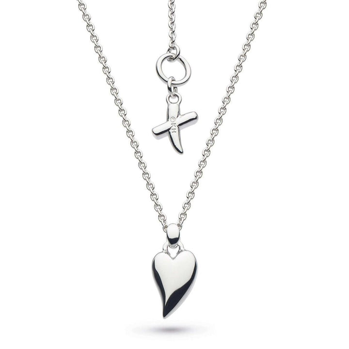 Kit Heath Silver Desire Kiss Mini Heart Necklace - MococoKit Heath90BJ5038159154614Necklaces