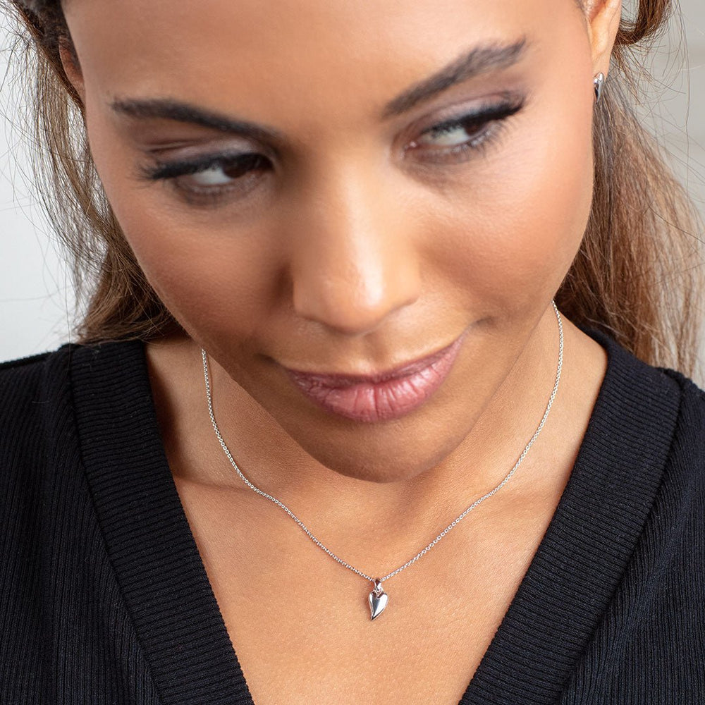 Kit Heath Silver Desire Kiss Mini Heart Necklace - MococoKit Heath90BJ5038159154614Necklaces