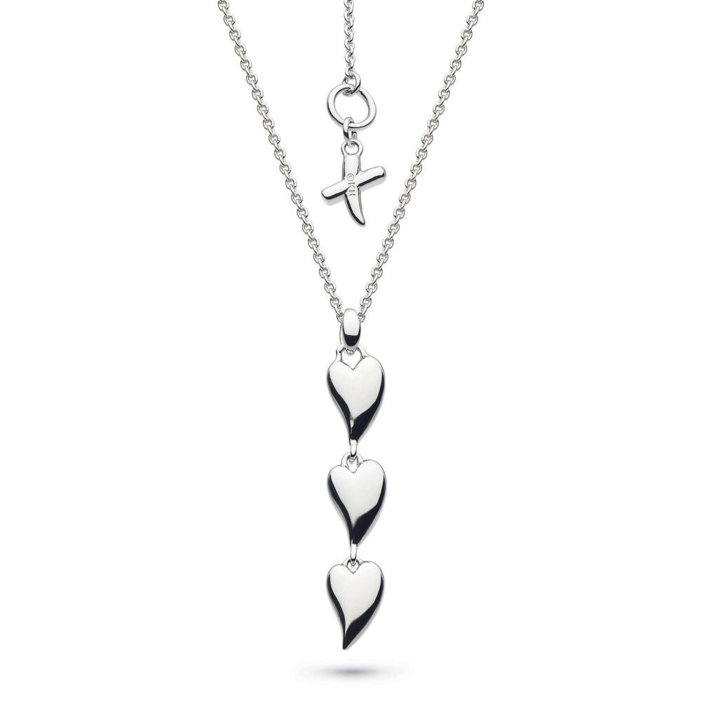 Kit Heath Silver Desire Kiss Triple Hearts Necklace - MococoKit Heath90MK5038159154669Necklaces