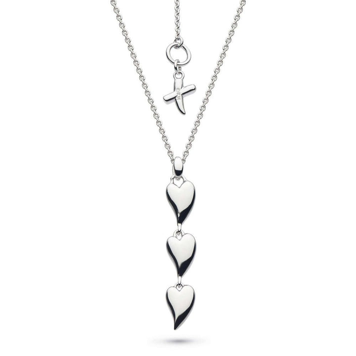 Kit Heath Silver Desire Kiss Triple Hearts Necklace - MococoKit Heath90MK5038159154669Necklaces