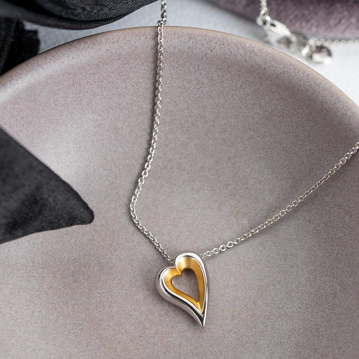 Kit Heath Silver Desire Love Story Small Heart Necklace - MococoKit Heath90521GDS5038159161544Necklaces
