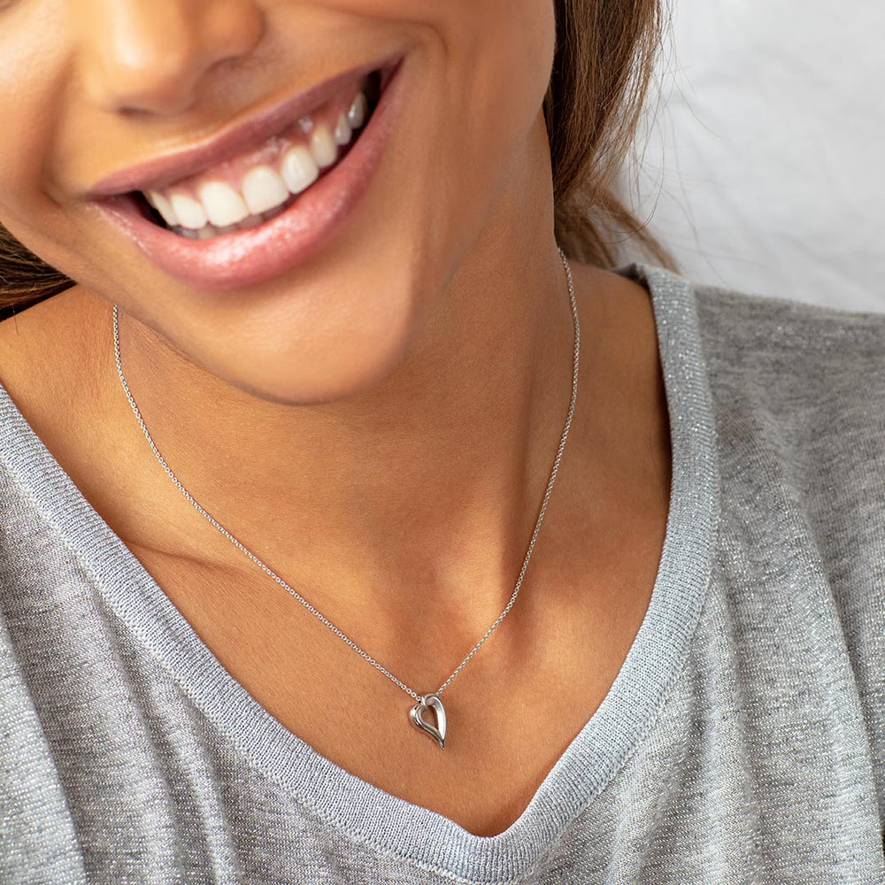 Kit Heath Silver Desire Love Story Small Heart Necklace - MococoKit Heath90521SRP5038159161551Necklaces