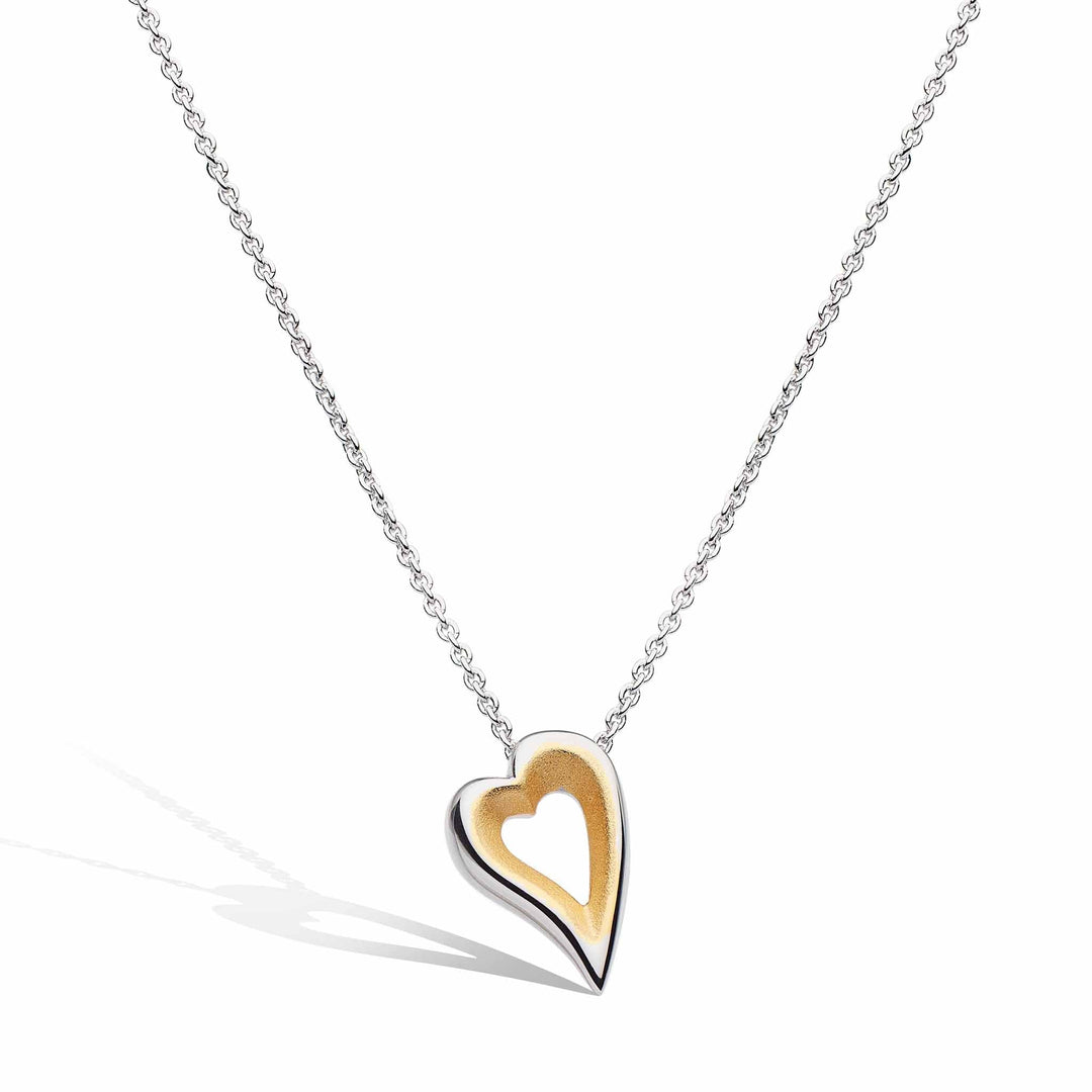 Kit Heath Silver Desire Love Story Small Heart Necklace - MococoKit Heath90521GDS5038159161544Necklaces
