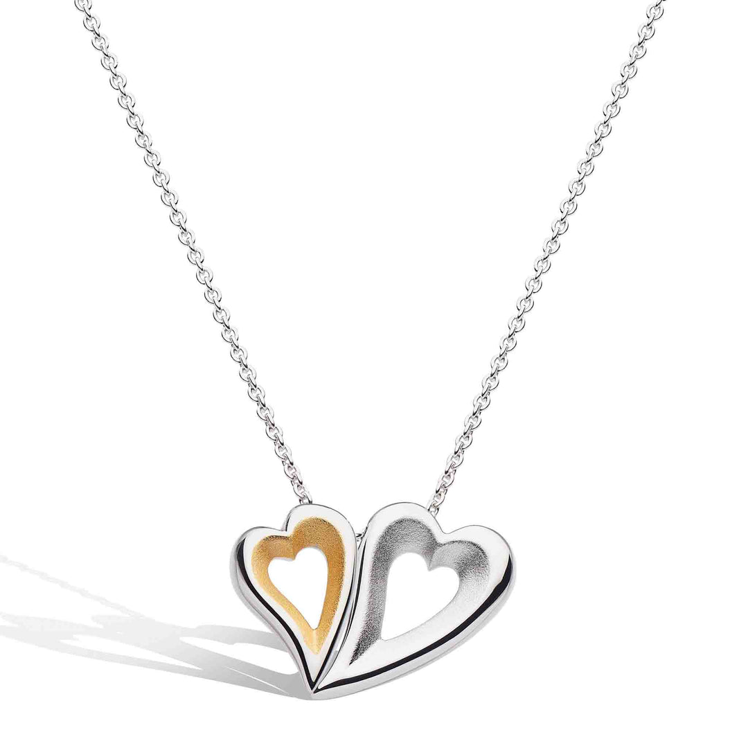 Kit Heath Silver Desire Love Story Tender Together Heart Necklace - MococoKit Heath90522GDS5038159161568Necklaces