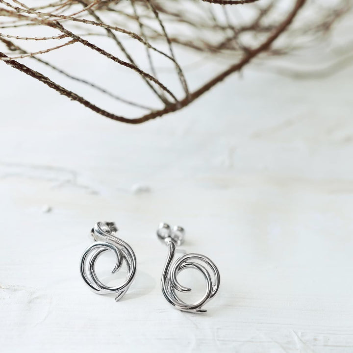 Kit Heath Silver Entwine Helix Wrap Stud Earrings - MococoKit Heath40237RP5038159163166Earrings