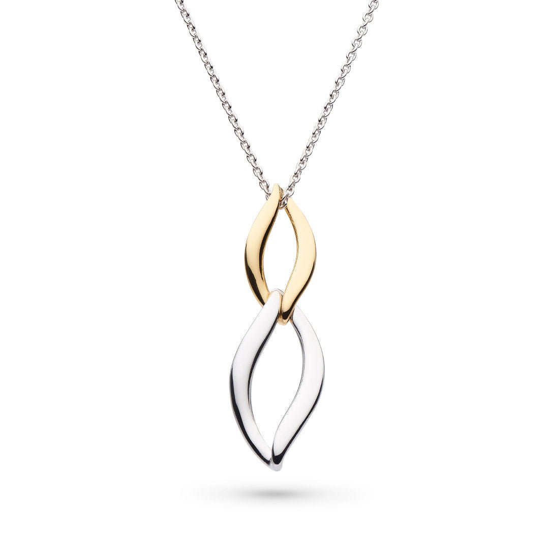 Kit Heath Silver Entwine Twine Duo Link Necklace - MococoKit Heath91142GRP5038159165443Necklaces