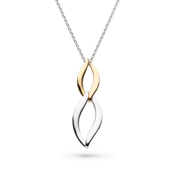 Kit Heath Silver Entwine Twine Duo Link Necklace - MococoKit Heath91142GRP5038159165443Necklaces