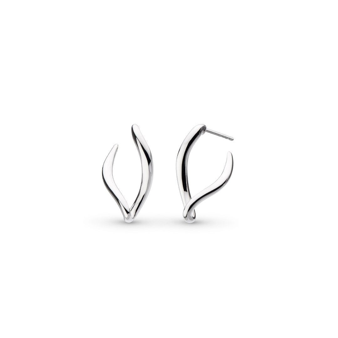 Kit Heath Silver Entwine Twine Link Hoop Earrings - MococoKit Heath61141RP5038159165504Earrings