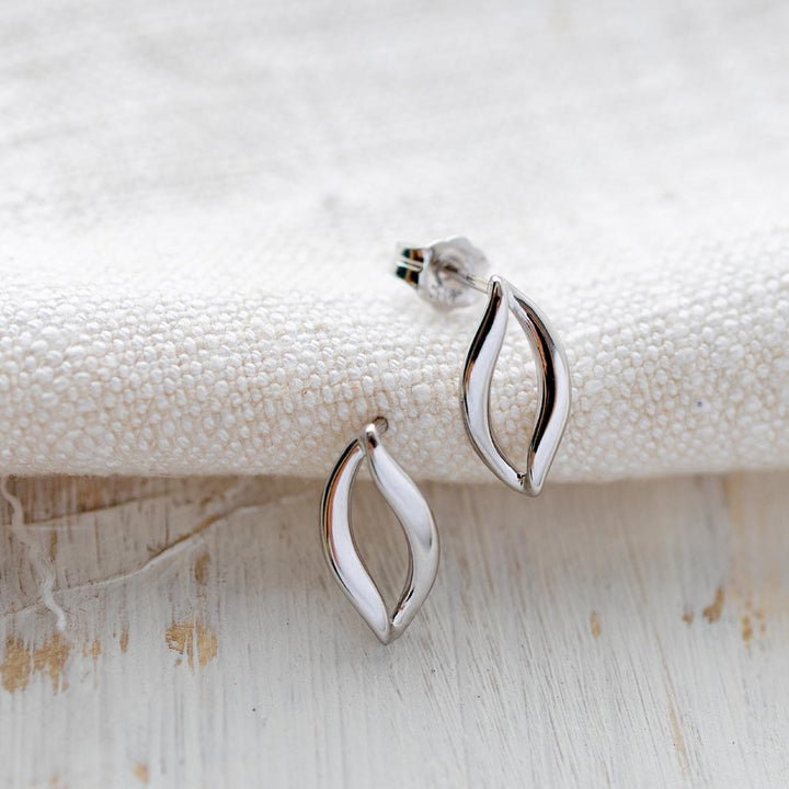 Kit Heath Silver Entwine Twine Link Stud Earrings - MococoKit Heath41141RP5038159165498Earrings