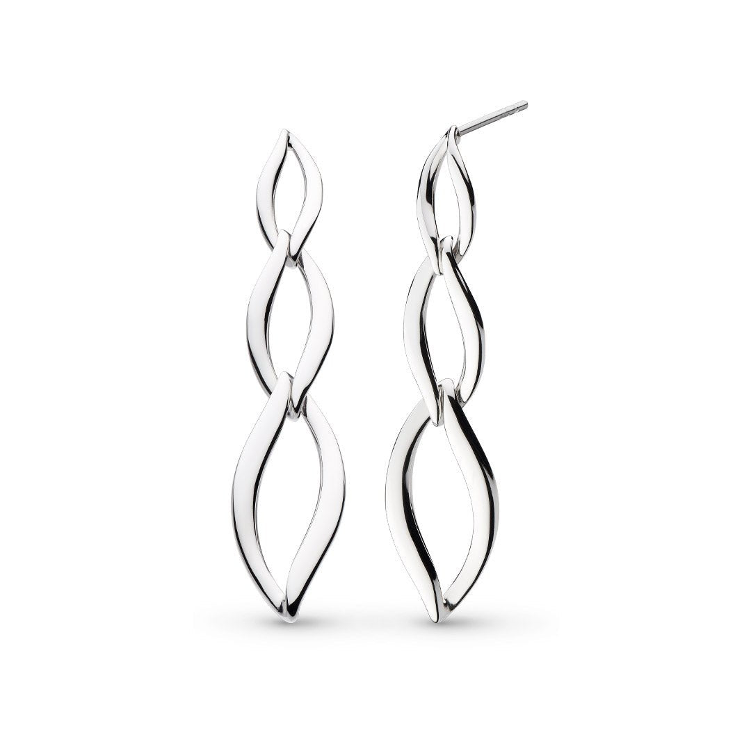 Kit Heath Silver Entwine Twine Trio Link Earrings - MococoKit Heath61143RP5038159165511Earrings