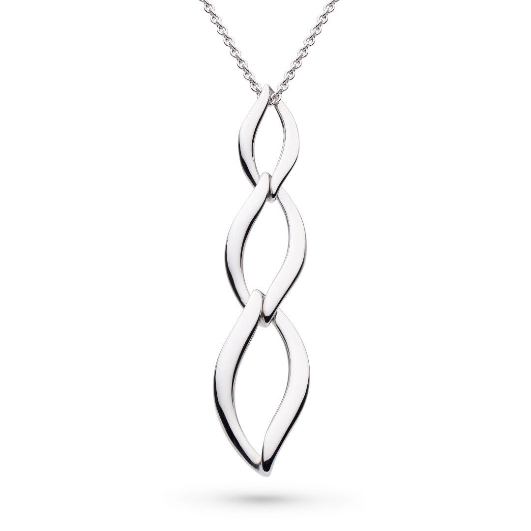 Kit Heath Silver Entwine Twine Trio Link Necklace - MococoKit Heath91143RP5038159165542Necklaces