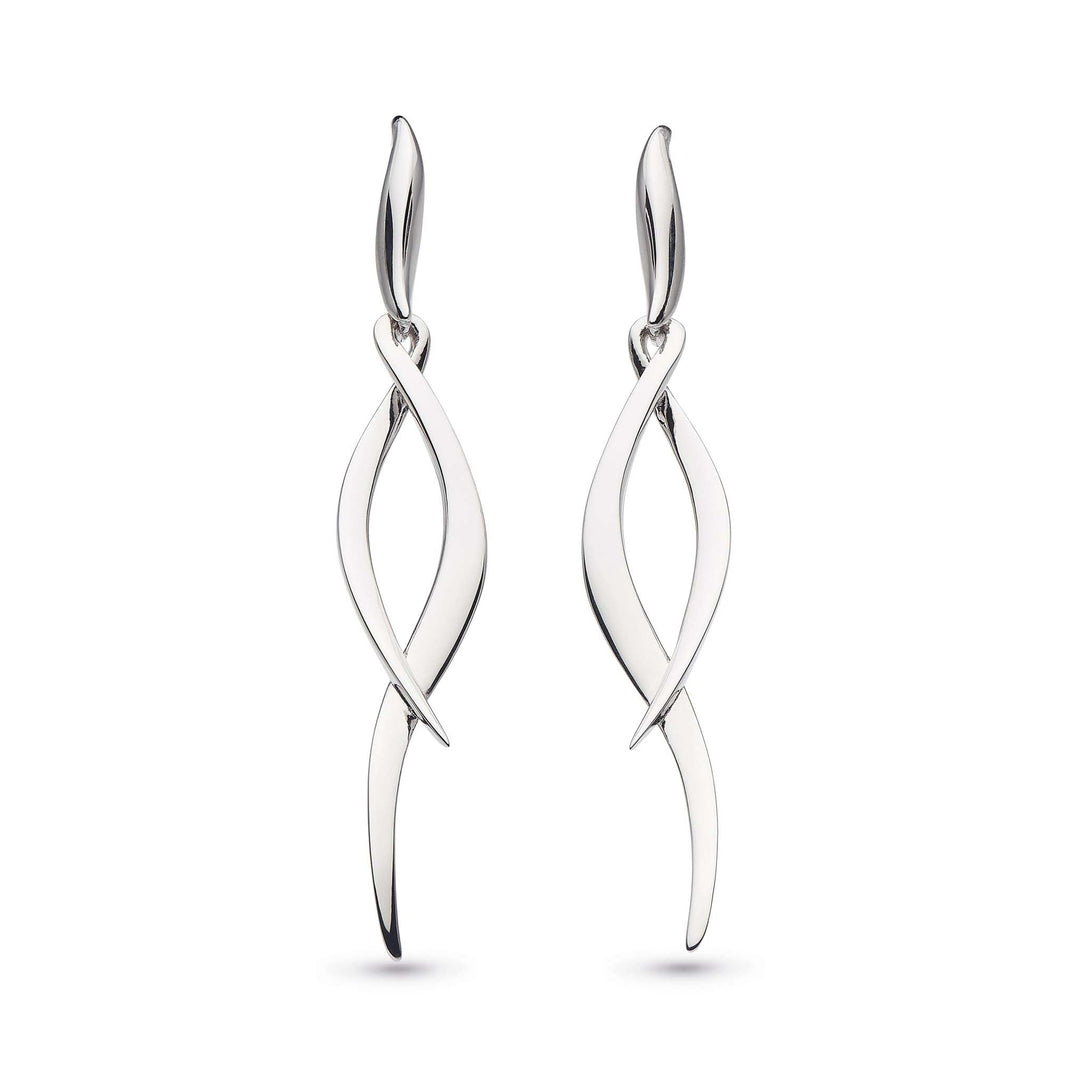 Kit Heath Silver Entwine Twine Twist Drop Earrings - MococoKit Heath60223RP5038159154812Earrings