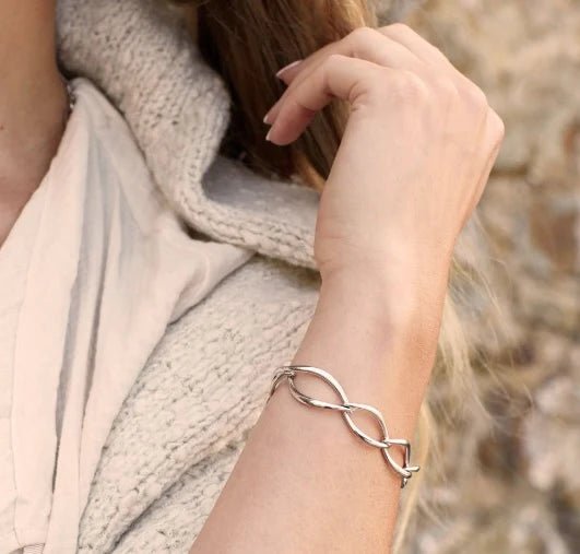 Kit Heath Silver Entwine Twine Twist Link Bracelet - MococoKit Heath70228RP5038159165597Bracelets