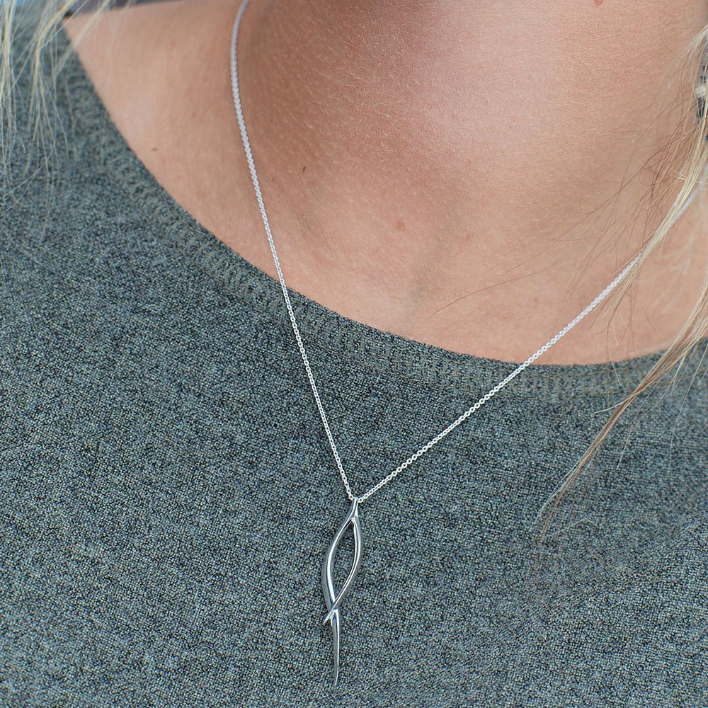 Kit Heath Silver Entwine Twine Twist Necklace - MococoKit Heath90223RP5038159154980Necklaces