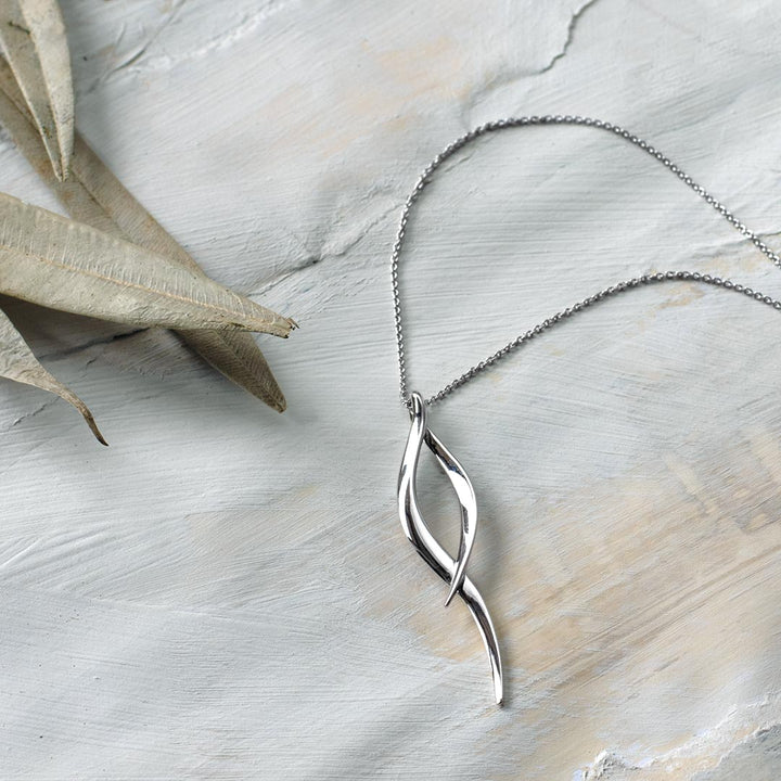 Kit Heath Silver Entwine Twine Twist Necklace - MococoKit Heath90223RP5038159154980Necklaces