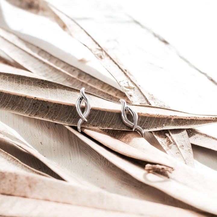 Kit Heath Silver Entwine Twine Twist Stud Earrings - MococoKit Heath40223RP5038159159992Earrings