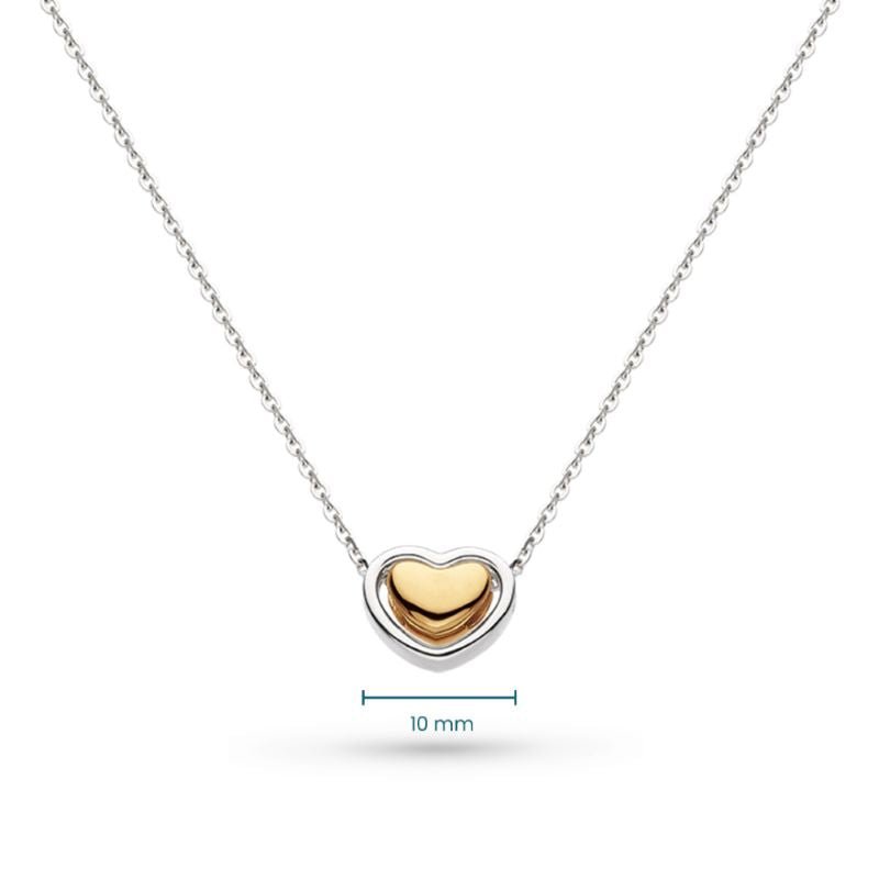 Kit Heath Silver Heart of Gold Necklace - MococoKit Heath99001GRP5038159161841Necklaces