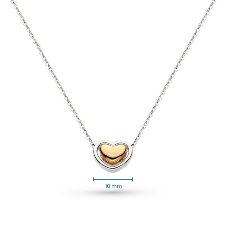 Kit Heath Silver Heart of Gold Necklace - MococoKit Heath99001GRP5038159161841Necklaces