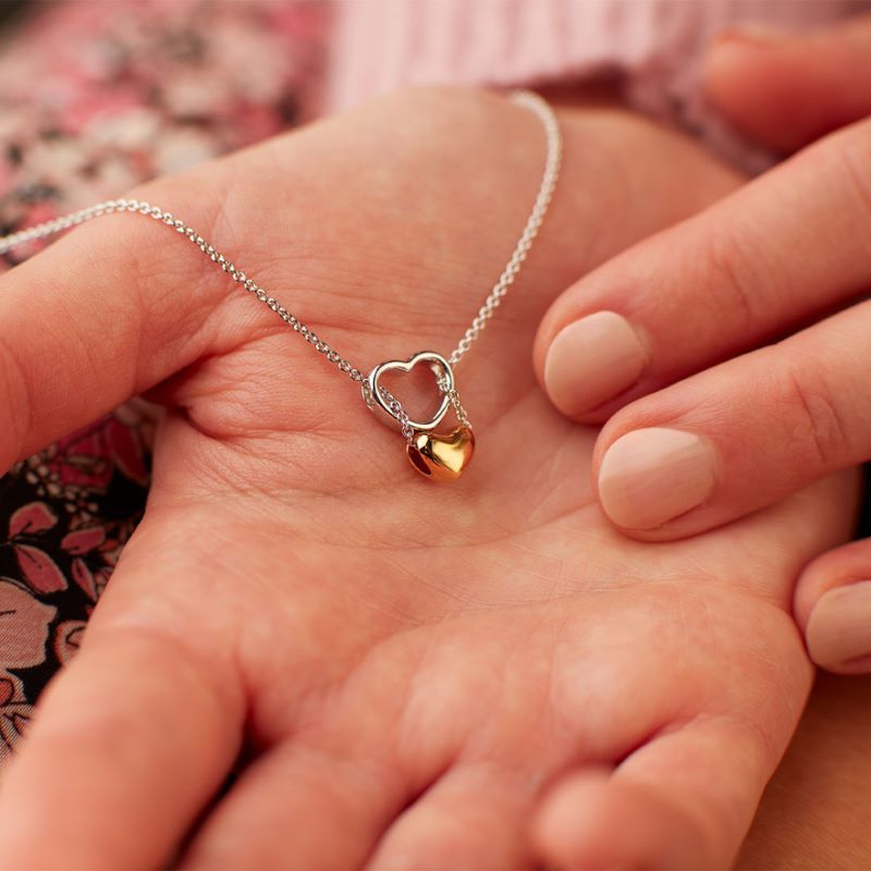 Kit Heath Silver Heart of Gold Necklace - MococoKit Heath99001GRP5038159161841Necklaces
