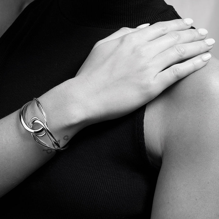 Kit Heath Silver Infinity Grande Cuff Bangle - MococoKit Heath71163RP5038159165207Bracelets