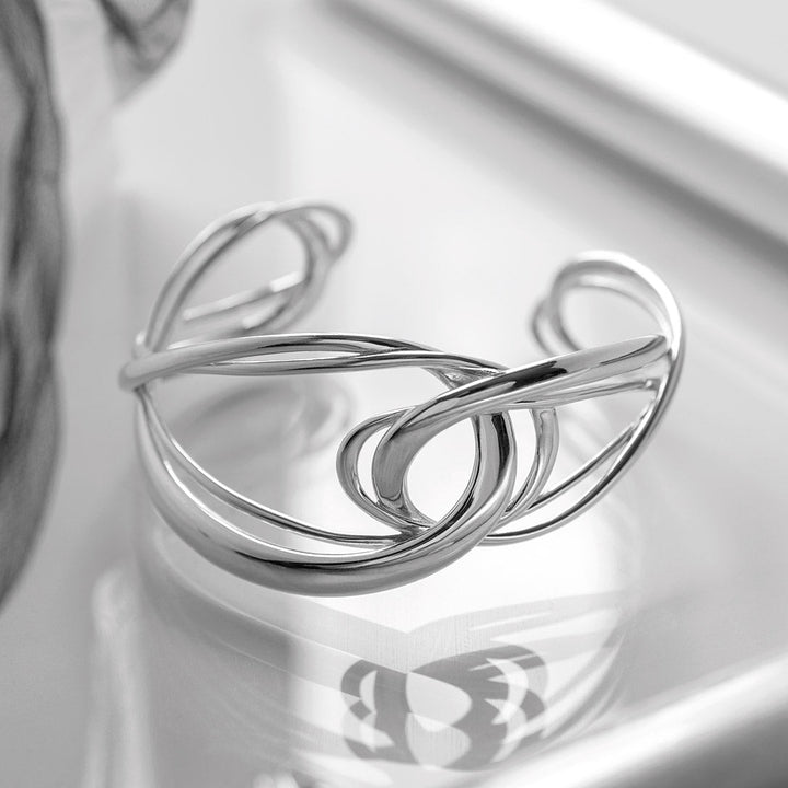 Kit Heath Silver Infinity Grande Cuff Bangle - MococoKit Heath71163RP5038159165207Bracelets