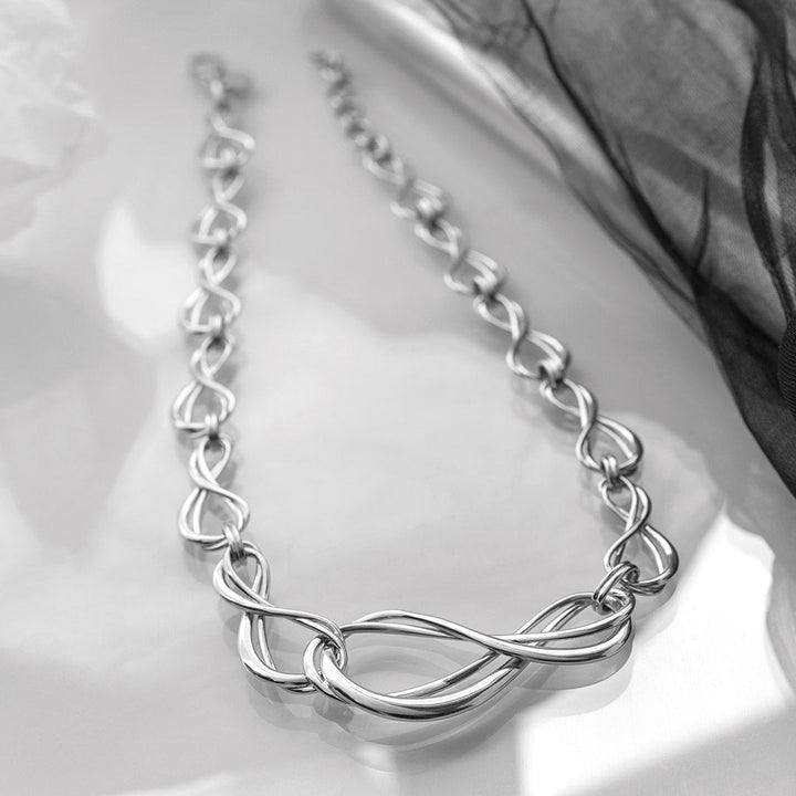 Kit Heath Silver Infinity Grande Multi Link Necklace - MococoKit Heath91164RP5038159165252Necklaces