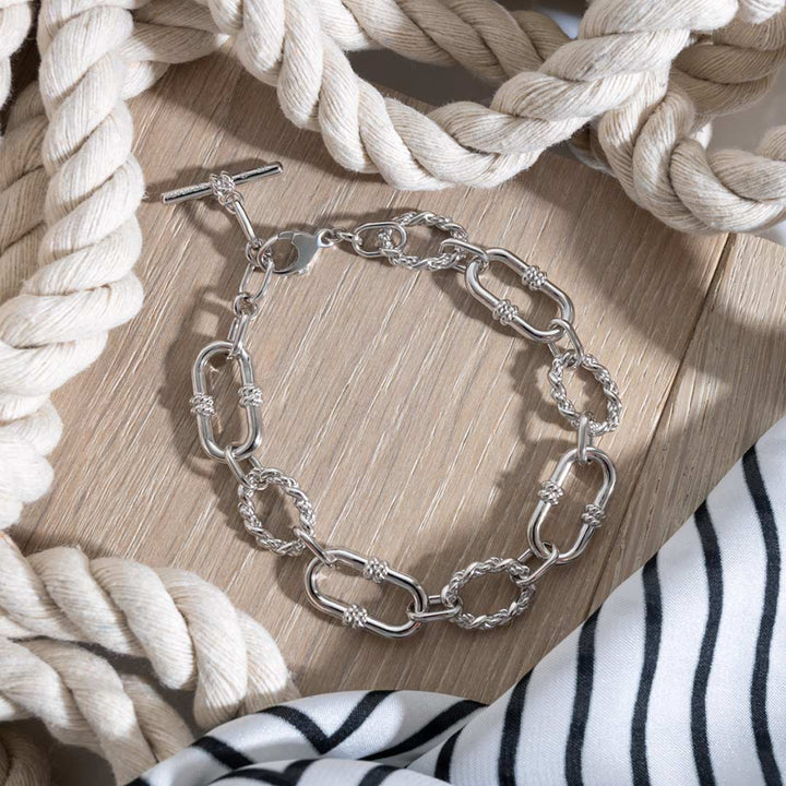 Kit Heath Silver Marina Grande Chain Bracelet - MococoKit Heath71099RP5038159168635Bracelets