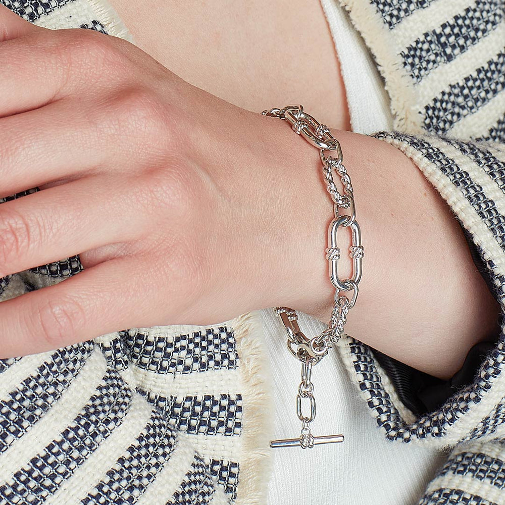 Kit Heath Silver Marina Grande Chain Bracelet - MococoKit Heath71099RP5038159168635Bracelets