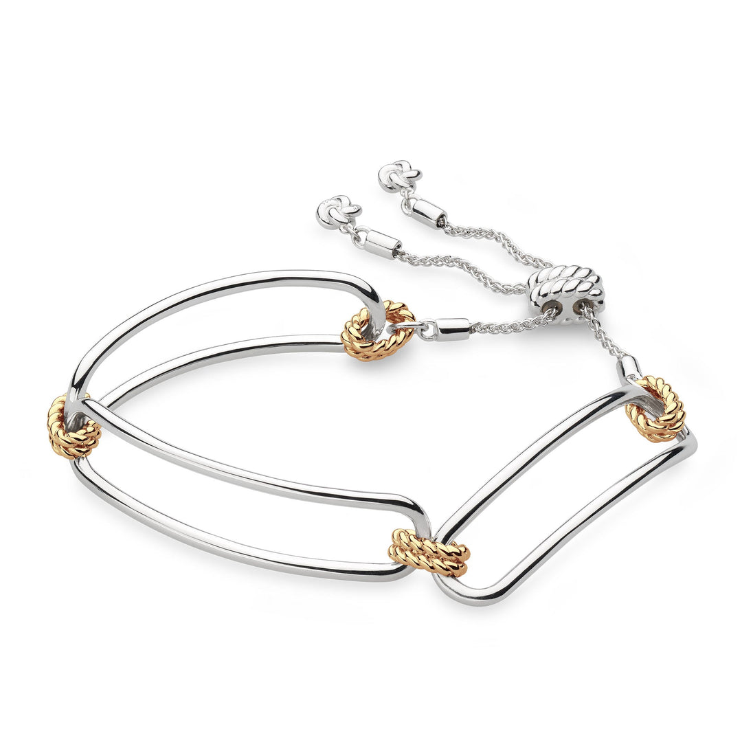 Kit Heath Silver Marina Link Golden Toggle Bracelet - MococoKit Heath71091GRP5038159168581Bracelets