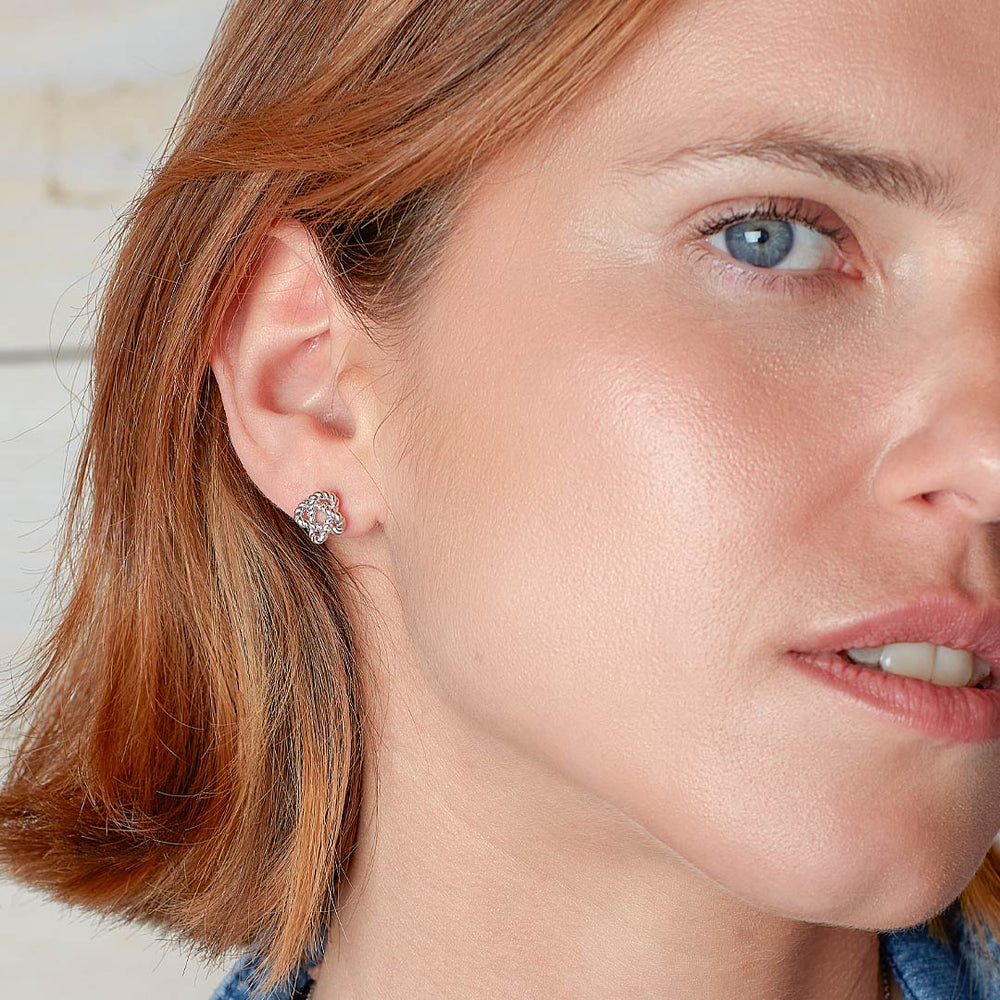 Kit Heath Silver Marina Rope Knot Stud Earrings - MococoKit Heath41072RP5038159168475Earrings