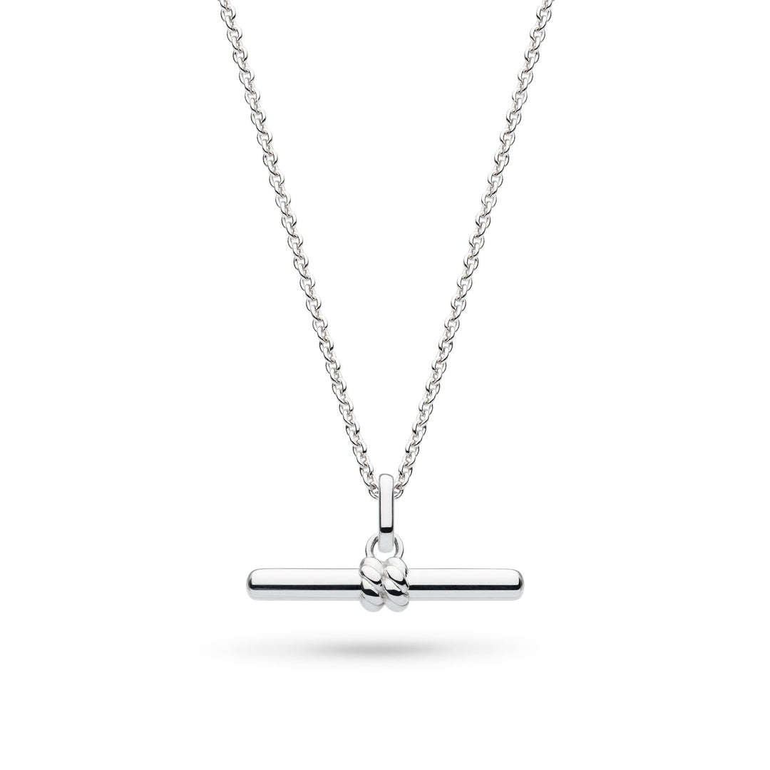 Kit Heath Silver Marina Rope T - Bar Necklace - MococoKit Heath91092RP5038159168666Necklaces
