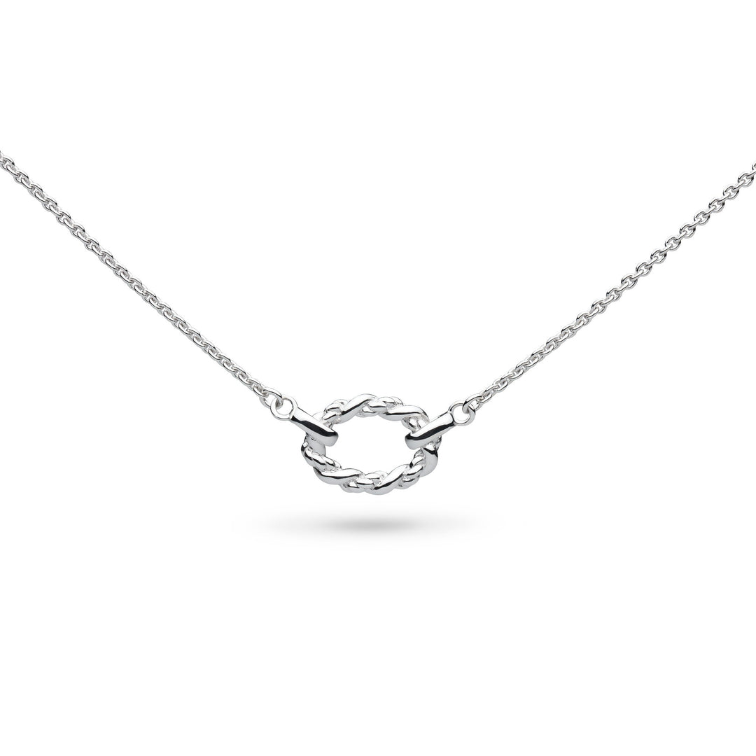Kit Heath Silver Marina Rope Twist Oval Mini Necklet - MococoKit Heath91073RP5038159168703Necklaces