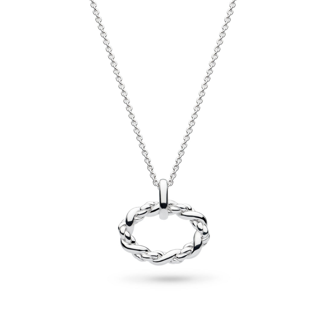 Kit Heath Silver Marina Rope Twist Oval Necklace - MococoKit Heath91074RP5038159168710Necklaces
