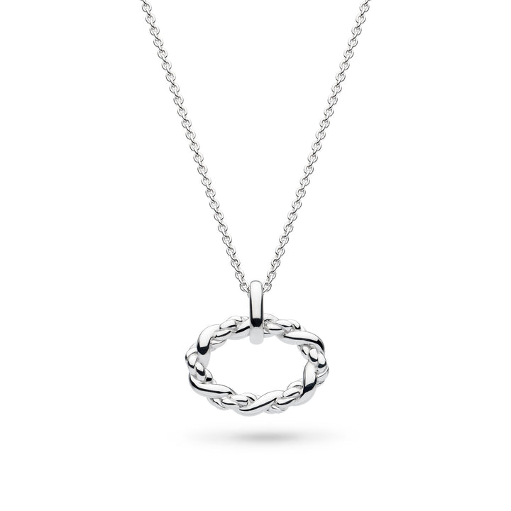 Kit Heath Silver Marina Rope Twist Oval Necklace - MococoKit Heath91074RP5038159168710Necklaces