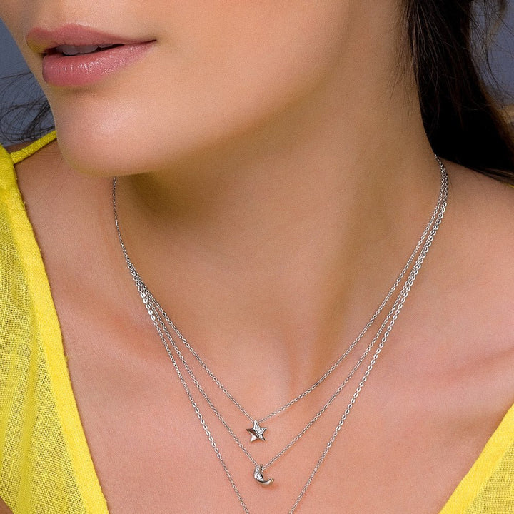 Kit Heath Silver Miniatures Starlight Pave Necklace - MococoKit Heath90034CZ5038159151576Necklaces