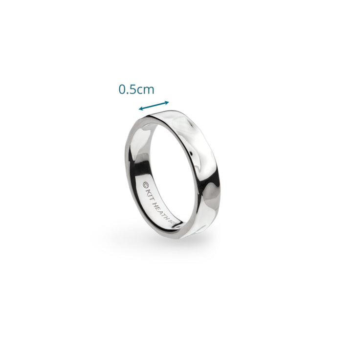 Kit Heath Silver Mirage Reflect RP 5mm Band Ring image 6