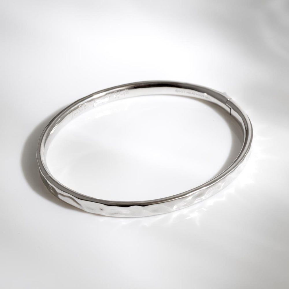 Kit Heath Silver Mirage Reflect RP M/L Hinged Bangle (H) image 4