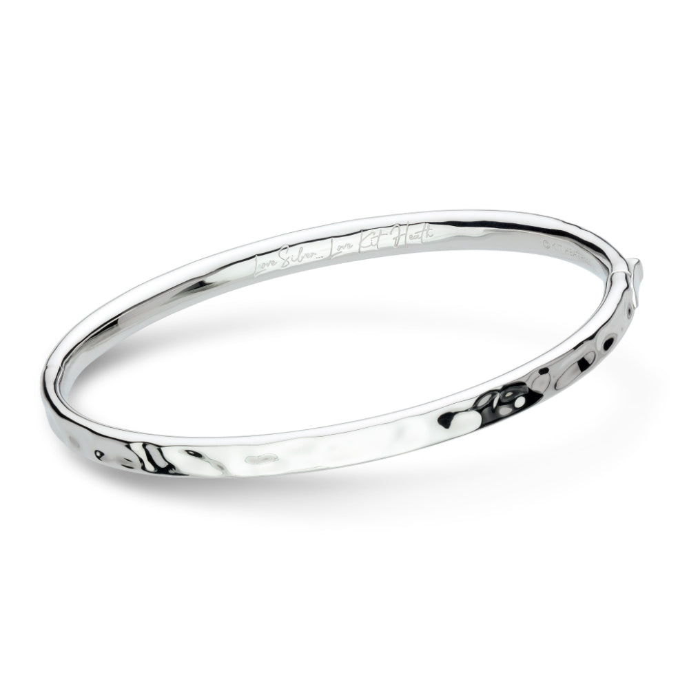 Kit Heath Silver Mirage Reflect RP M/L Hinged Bangle (H) image